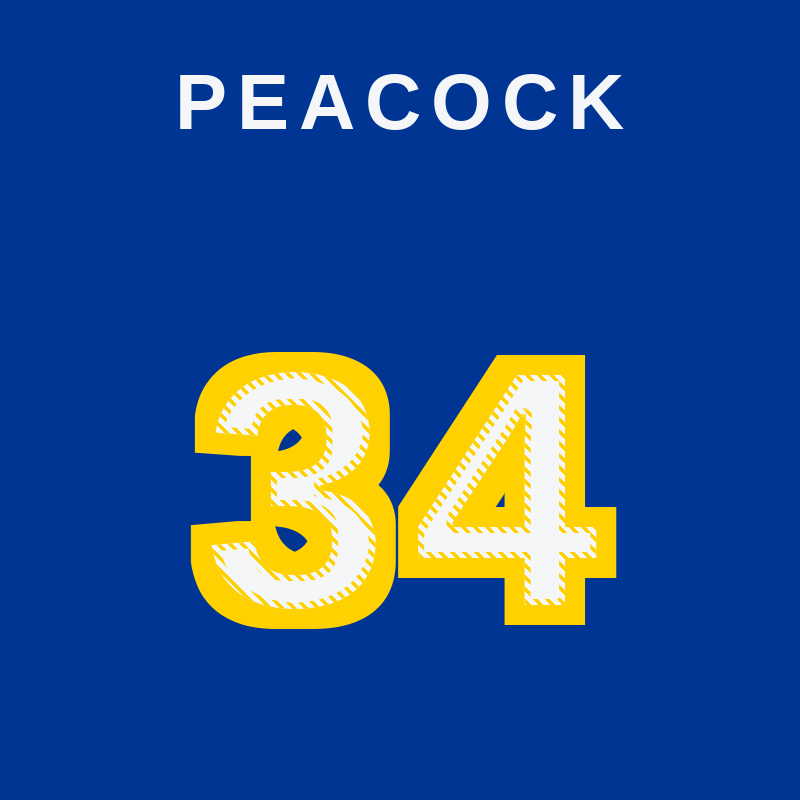 Elvis Peacock jersey