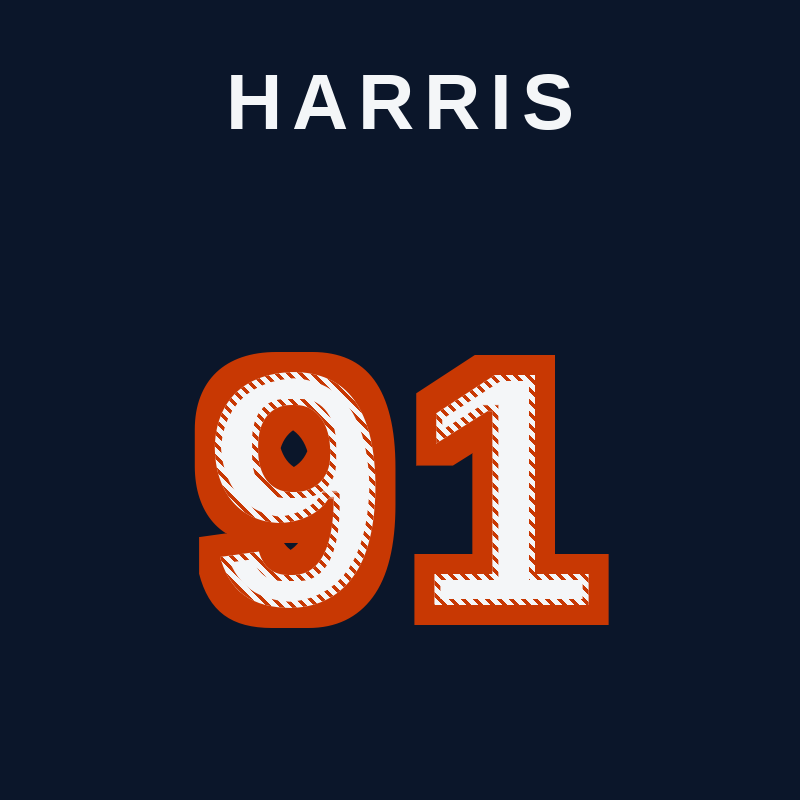 Tommie Harris jersey